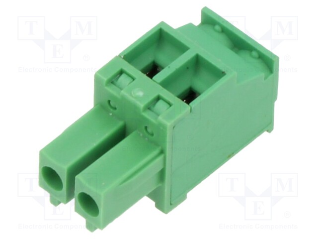 Connector: pluggable terminal block; plug; female; angled 90°