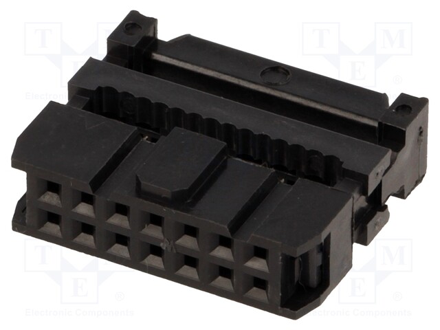 Plug; IDC; female; PIN: 14; IDC; for ribbon cable; 1.27mm