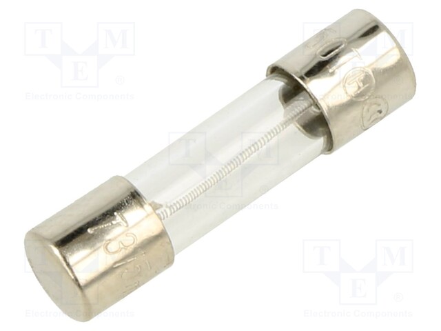 Fuse: fuse; 315mA; 250VAC; glass; 20x5.2mm; brass; bulk
