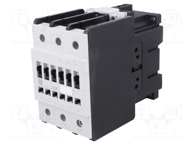 Contactor: 3-pole; NO x3; 230VAC; 95A; DIN,on panel; CL; 45kW