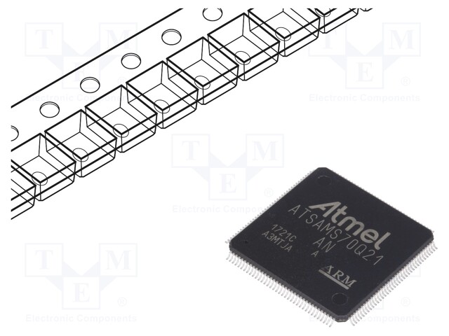 ARM microcontroller; SRAM: 384kB; Flash: 2MB; LQFP144; 1.62÷3.6VDC