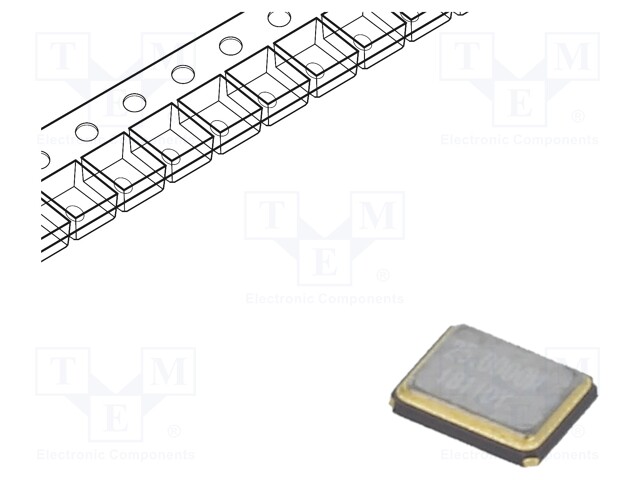 Resonator: quartz; 25MHz; ±50ppm; 16pF; SMD; 3.4x2.7x0.8mm