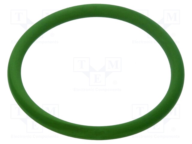 O-ring gasket; FKM; D: 2mm; Øint: 22mm; M25; green; -40÷200°C