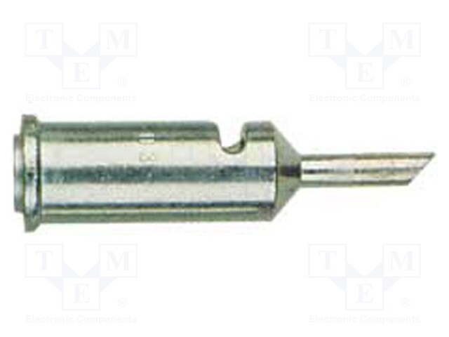 Tip; bent chisel; 4mm; WEL.WP4