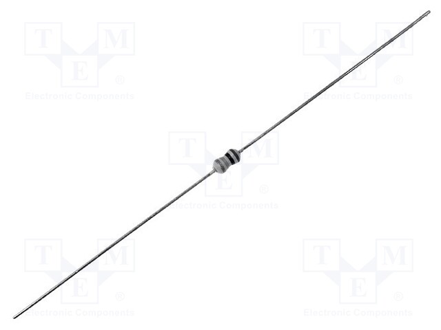Resistor: carbon film; THT; 1.1kΩ; 0.25W; ±5%; Ø1.85x3.5mm; axial