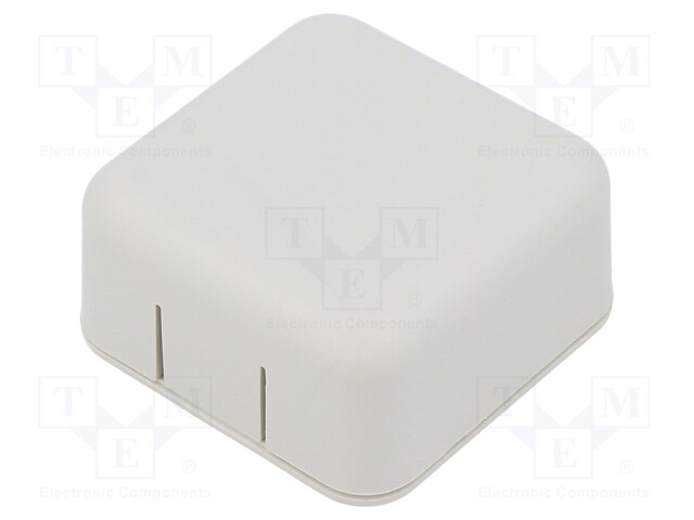 Enclosure: multipurpose; X: 40mm; Y: 40mm; Z: 20mm; ABS; grey
