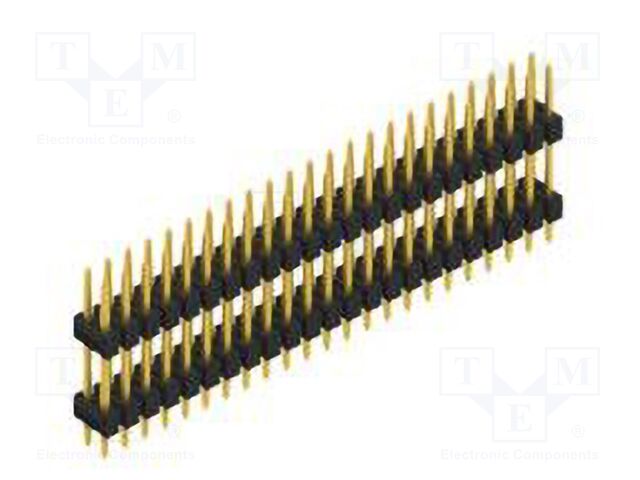 Connector: pin strips; pin header; male; PIN: 46; 2.54mm; THT; 2x23