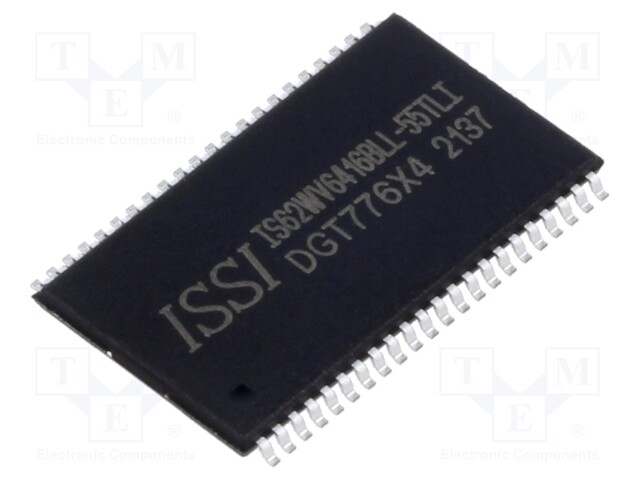 SRAM memory; SRAM; 64kx16bit; 2.5÷3.6V; 55ns; TSOP44 II; parallel