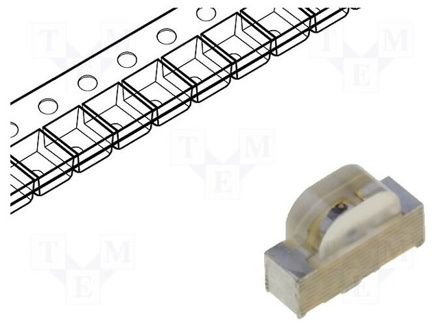 LED; SMD; 1104; yellow; 50÷150mcd; 3x2x1mm; 120°; 2÷2.5V; 20mA