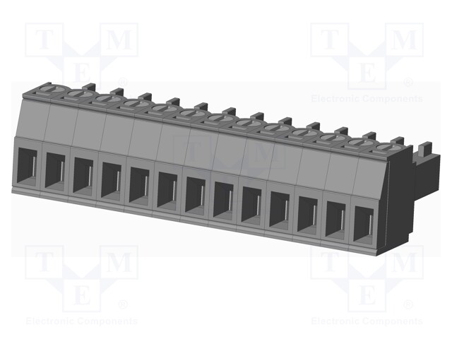 Connector: pluggable terminal block; plug; female; straight; grey