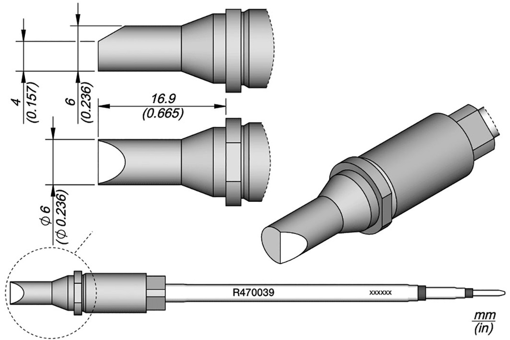 Tip; special; 6mm