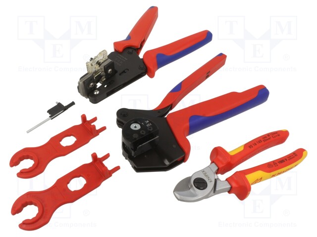 Kit: for assembly work; case; 7pcs.