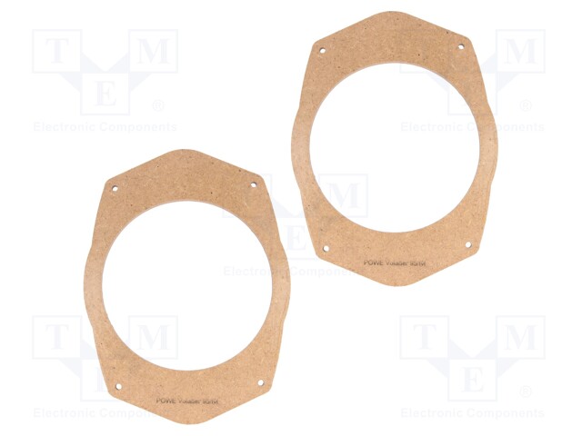 Spacer ring; MDF; 165mm; Chrysler; impregnated,varnished