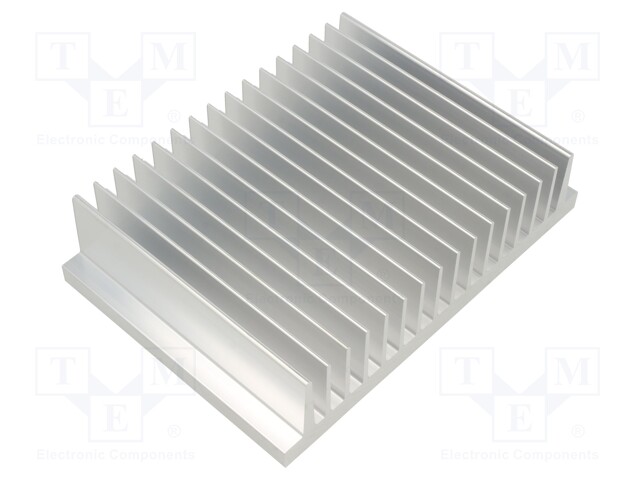 Heatsink: extruded; L: 100mm; W: 141.05mm; H: 33.3mm; 1.25K/W