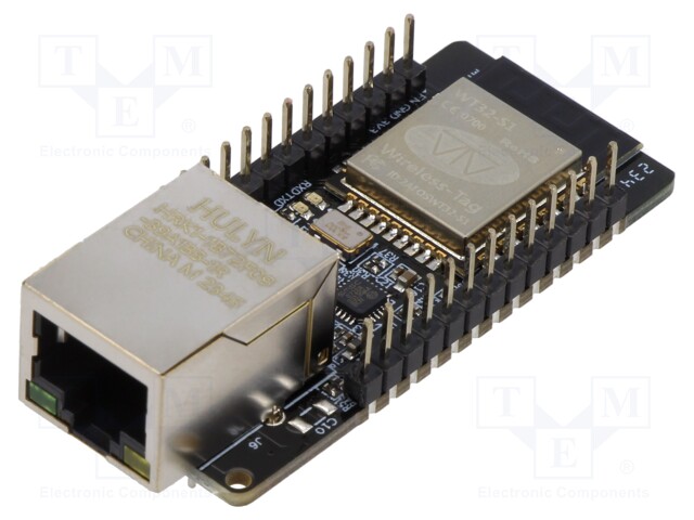 Module: Ethernet; Comp: LAN8720A,WT32-S1; 3.3VDC,5VDC; SPI; PIN: 26