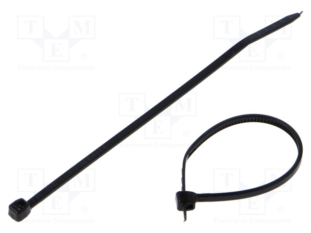 Cable tie; L: 71mm; W: 1.8mm; polyamide; 36N; black; Ømax: 15mm