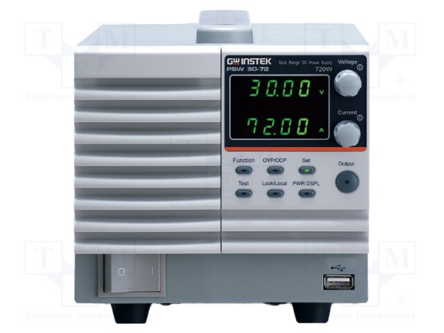 Power supply: programmable laboratory; Ch: 2; 250VDC; 4.5A; 250VDC