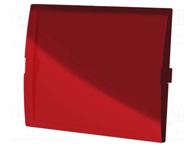 Front panel; prominent