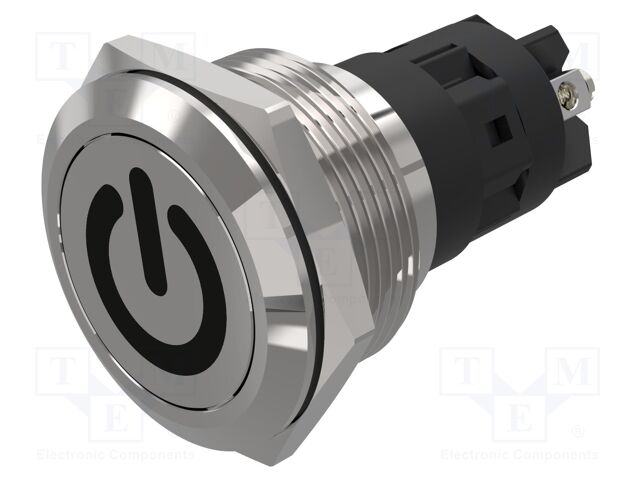 Switch: vandal resistant; Pos: 2; SPDT; 3A/240VAC; 3A/240VDC; Ø22mm