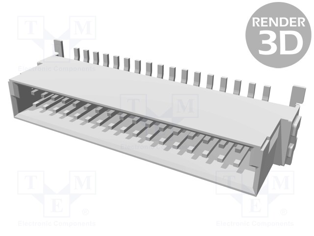 Connector: PCB to PCB; male; PIN: 34; 1.27mm; Series: har-flex; 2.3A