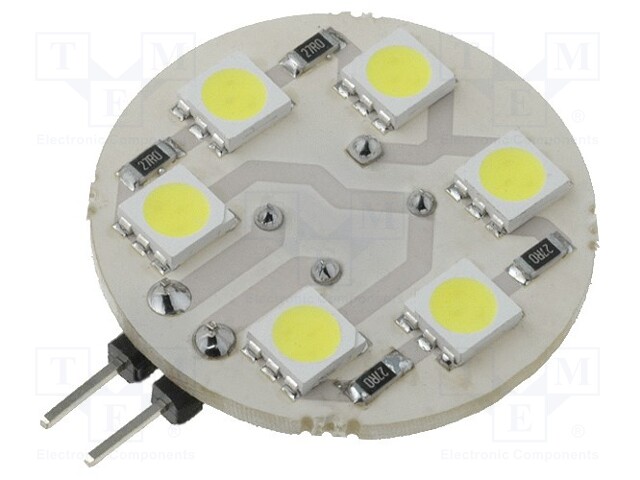 Module: LED; 1.44W; 96(typ)lm; Colour: white; 12VDC; Cap: G4