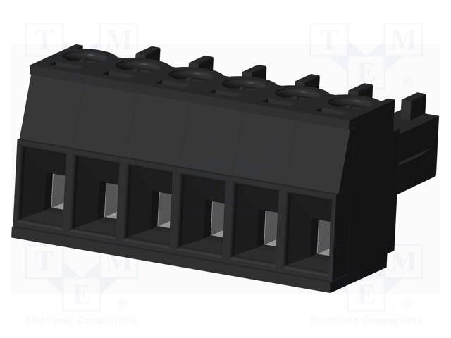 Connector: pluggable terminal block; plug; female; straight; 300V