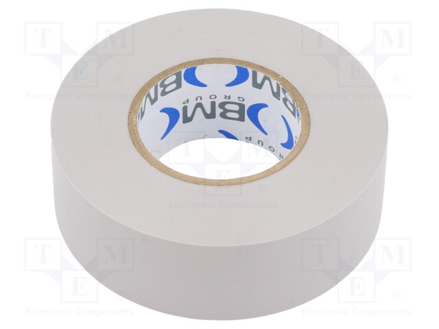 Tape: electrical insulating; W: 25mm; L: 25m; Thk: 0.15mm; grey; 200%