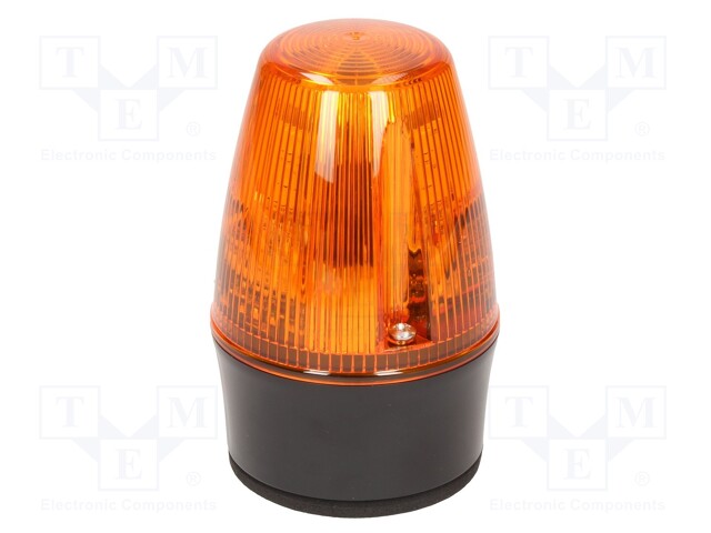 Signaller: lighting; continuous light,blinking light; orange