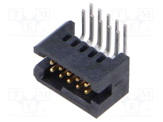 Connector: PCB to PCB; male; PIN: 10; 1.27mm; TFM; THT; socket; 3.7A