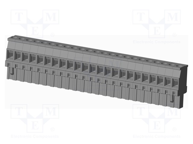 Connector: pluggable terminal block; plug; female; angled 90°
