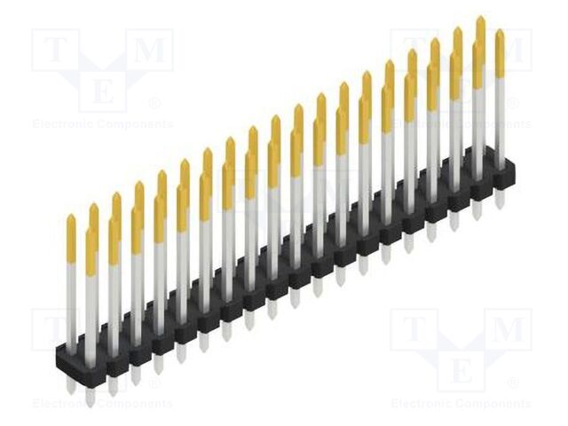 Connector: pin strips; pin header; male; PIN: 38; 2.54mm; THT; 2x19