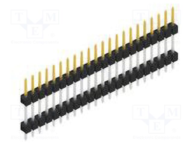 Connector: pin strips; pin header; male; PIN: 22; 2.54mm; THT; 1x22