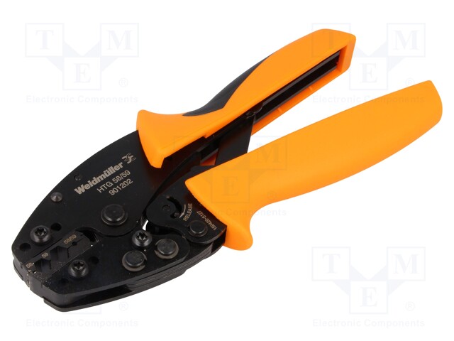 Tool: for crimping colaxial/RF connectors; RG58,RG59,RG62,RG71