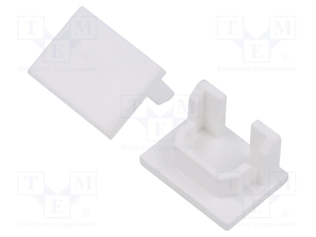 Cap for LED profiles; white; PDS-4-PLUS