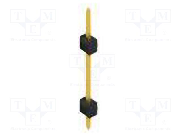 Connector: pin strips; pin header; male; PIN: 1; 2.54mm; THT; 1x1