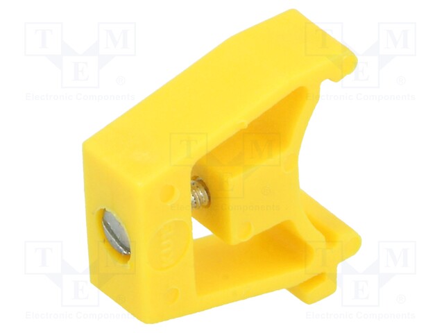 Holder; Application: ZUG-G10,ZUG-G4; yellow; Width: 8.6mm; TS15