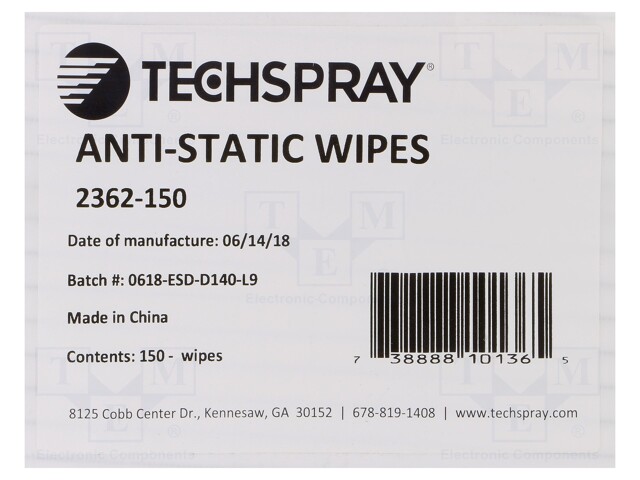Wipe: cloth; 150pcs; 230x230mm; cleaning