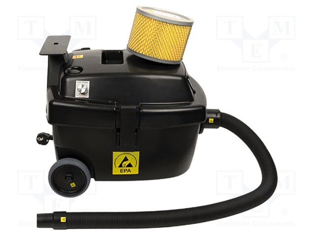 Vacuum cleaner; ESD; Application: clean room; IEC 61340-5-1