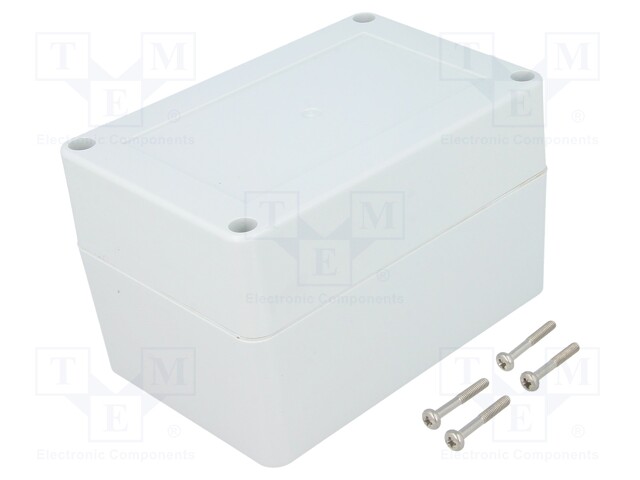 Enclosure: multipurpose; X: 80mm; Y: 120mm; Z: 75mm; ZP; ABS; gasket