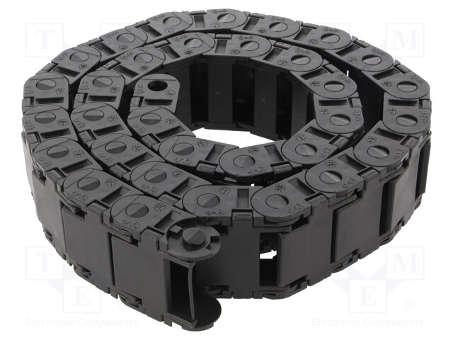 Cable chain; Series: 15; Bend.rad: 48mm; L: 1006mm; Int.height: 17mm