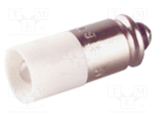 LED lamp; yellow; S5,7s; 28VDC; 28VAC; No.of diodes: 1