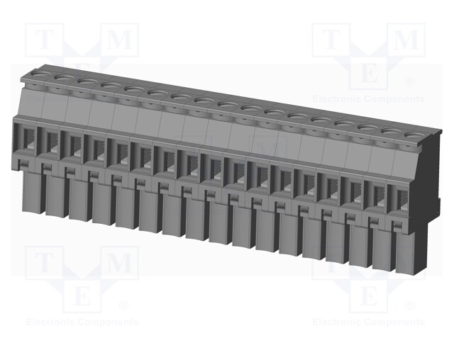 Connector: pluggable terminal block; plug; female; angled 90°