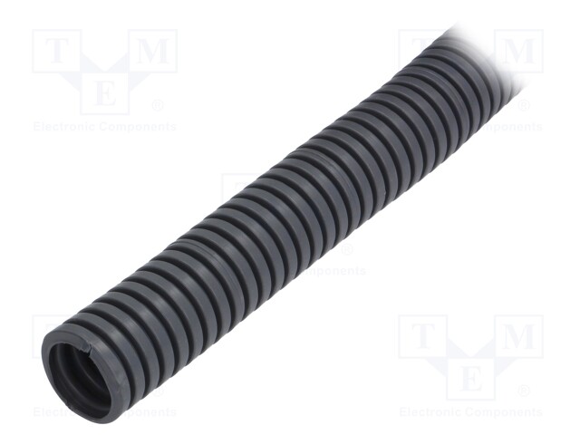 Protective tube; ØBraid : 16mm; dark grey; L: 25m; -25÷60°C