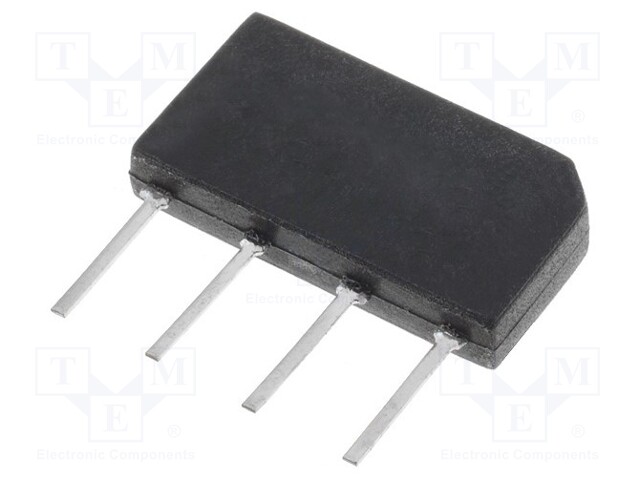 Bridge rectifier: single-phase; Urmax: 1kV; If: 1.5A; Ifsm: 50A