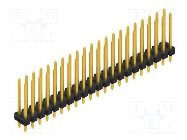 Connector: pin strips; pin header; male; PIN: 42; 2.54mm; THT; 2x21