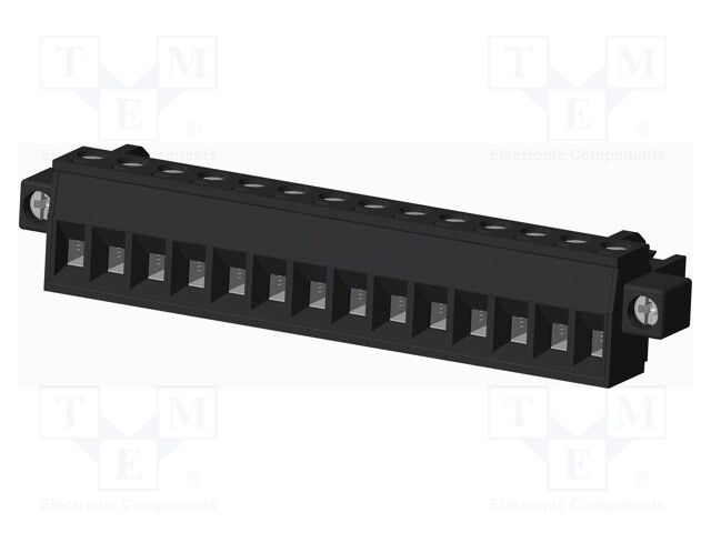 Connector: pluggable terminal block; plug; female; straight; 300V