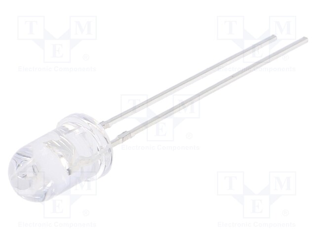 LED; 5mm; green; 3000÷4200mcd; 30°; Front: convex; Pitch: 2.54mm