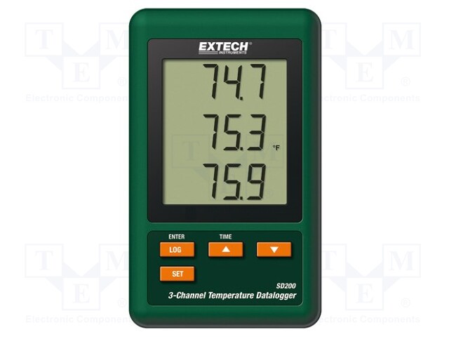 Data logger; temperature; ±(0,5% + 0,5°C); Temp: -50÷1300°C; 199g