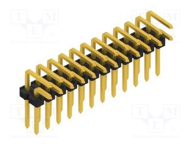 Connector: pin strips; pin header; male; PIN: 24; 2.54mm; THT; 2x12