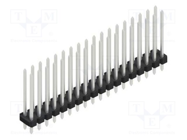 Connector: pin strips; pin header; male; PIN: 36; 2.54mm; THT; 2x18